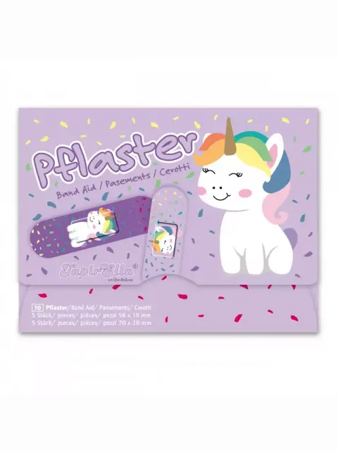 Pflasterbriefchen Einhorn