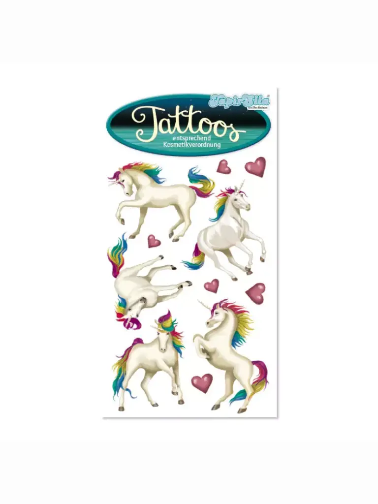 Tattoo Einhorn – nachtleuchtend