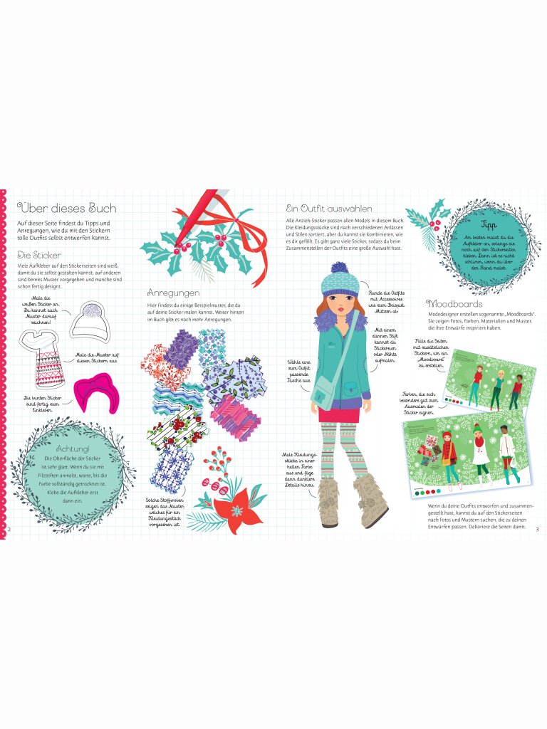 Mein Mode-Stickerbuch: Winterkollektion
