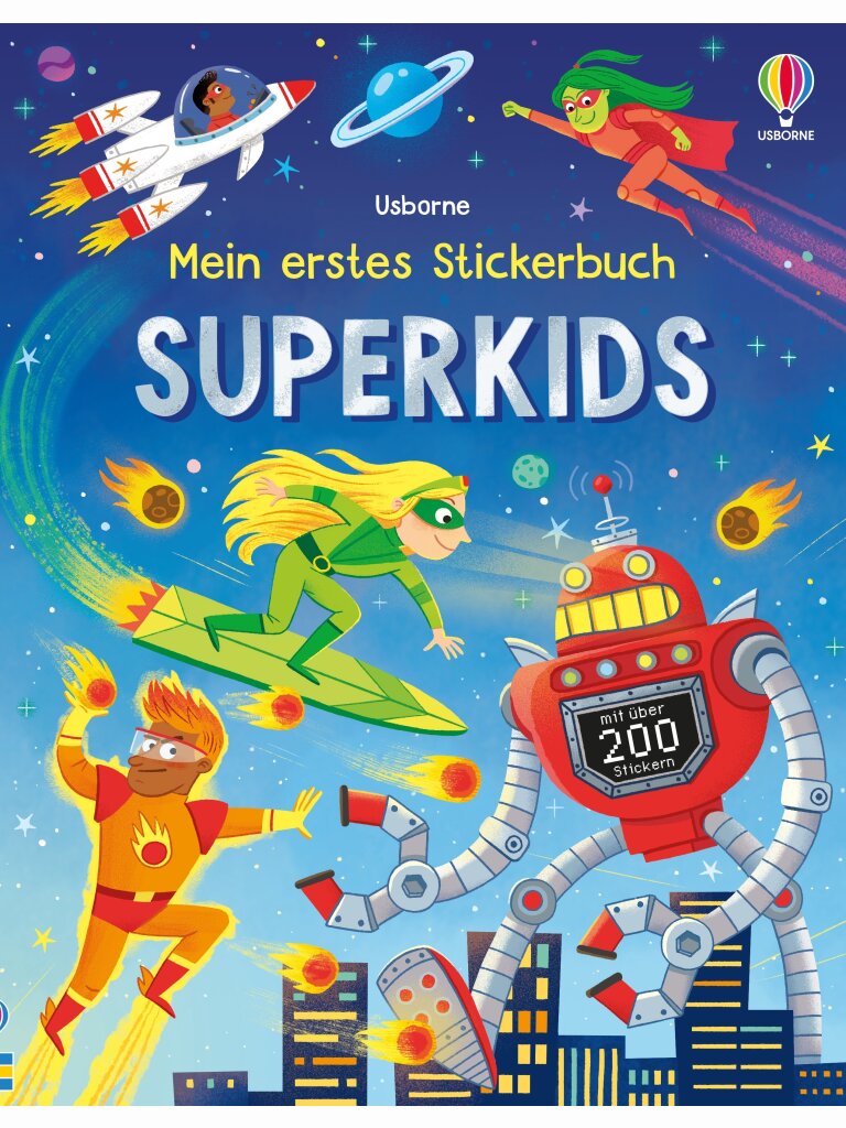 Mein erstes Stickerbuch: Superkids