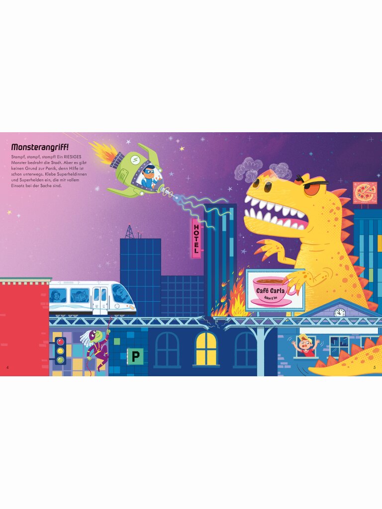 Mein erstes Stickerbuch: Superkids