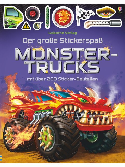 Der große Stickerspaß: Monstertrucks