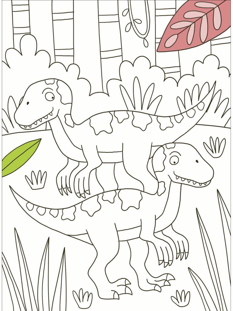 Meine Dino-Welt – Malblock