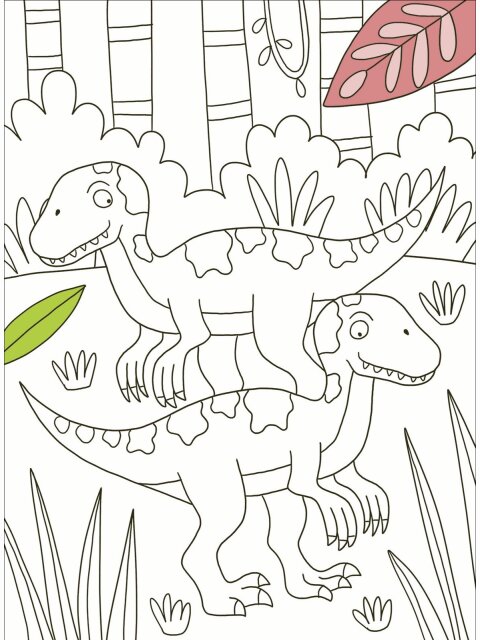 Meine Dino-Welt – Malblock