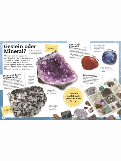 Steine und Mineralien