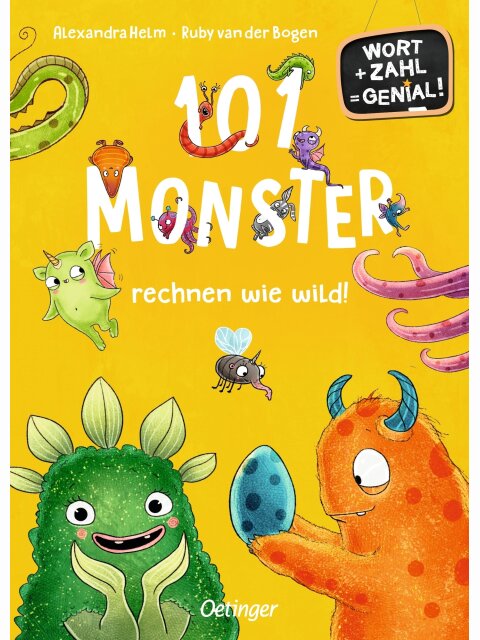 101 Monster rechnen wie wild! (Wort + Zahl)