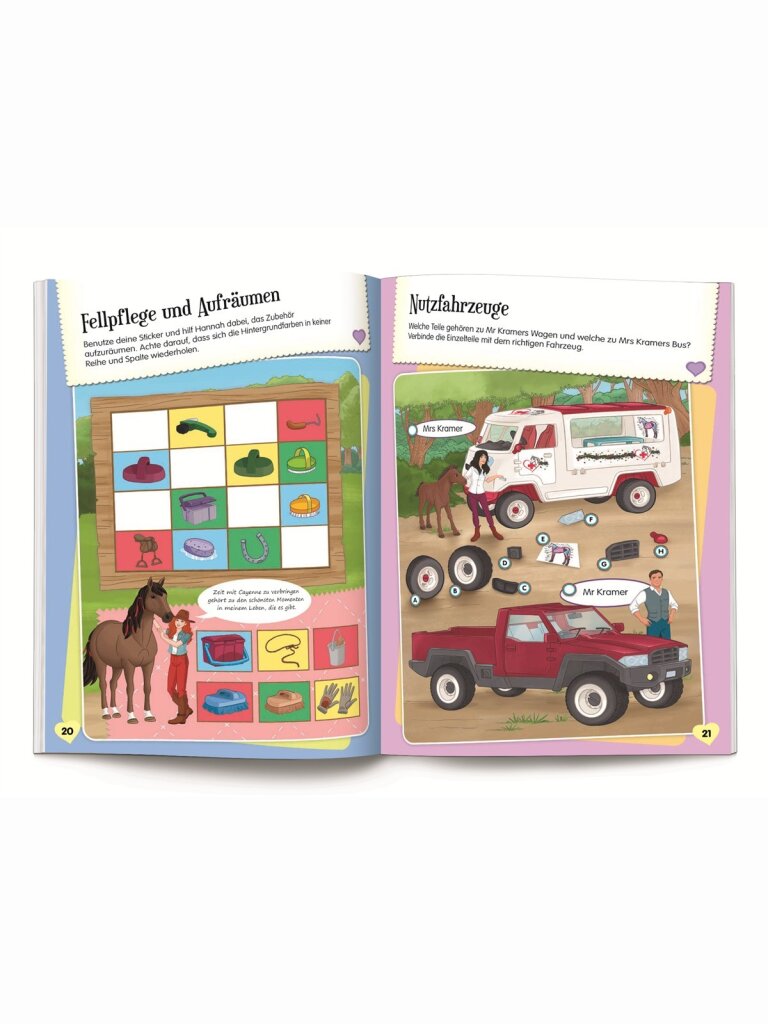 schleich® Horse Club™ – Mein Sticker-Rätselspaß