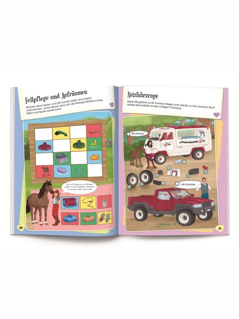 schleich® Horse Club™ – Mein Sticker-Rätselspaß