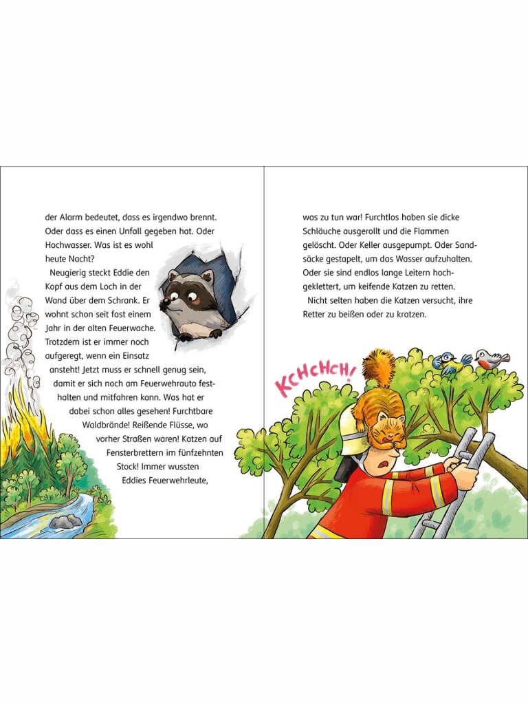 Die Tier-Feuerwehr (Band 1) – Ein Waschbär greift ein