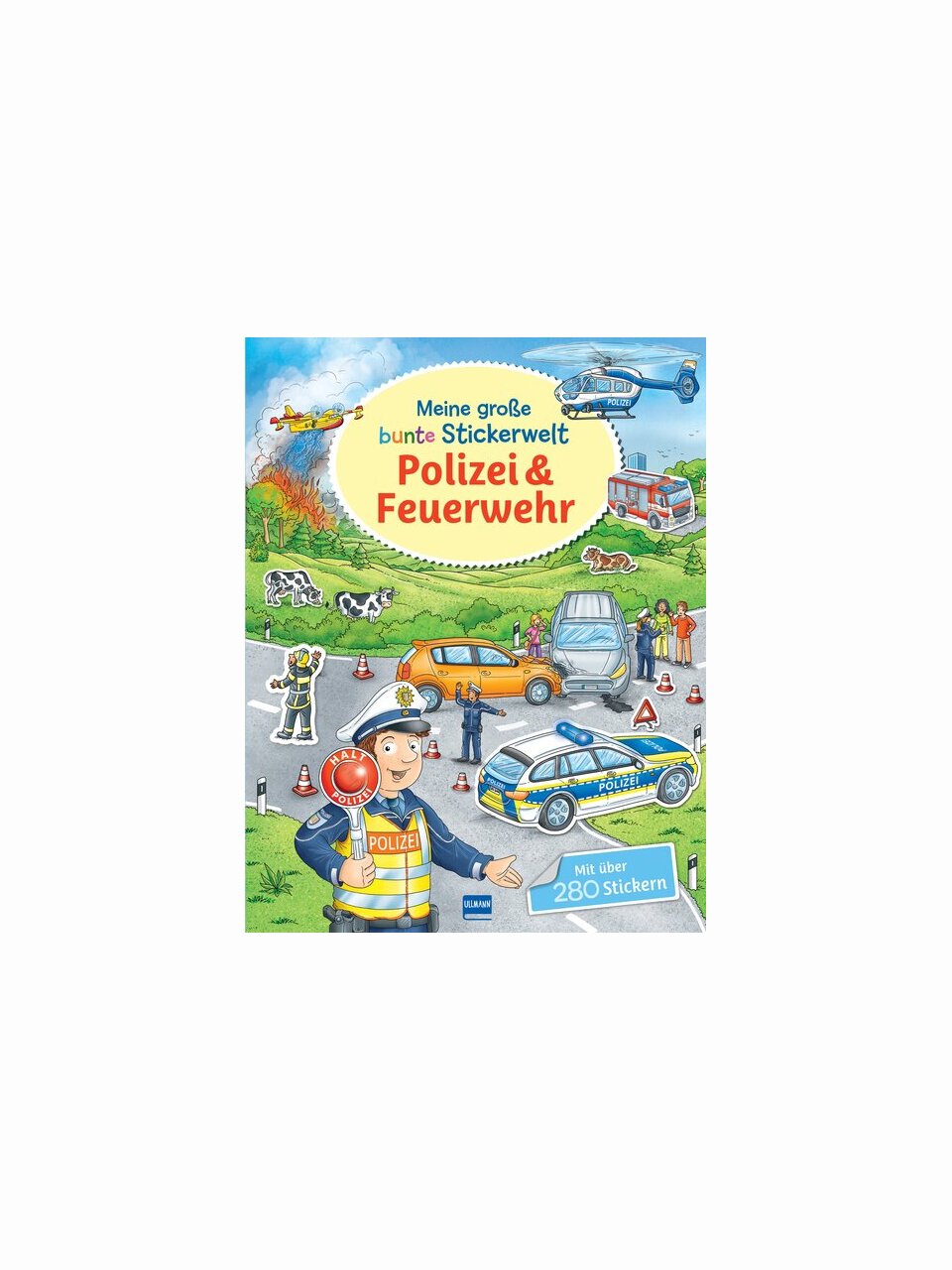 Meine große bunte Stickerwelt – Polizei und Feuerwehr