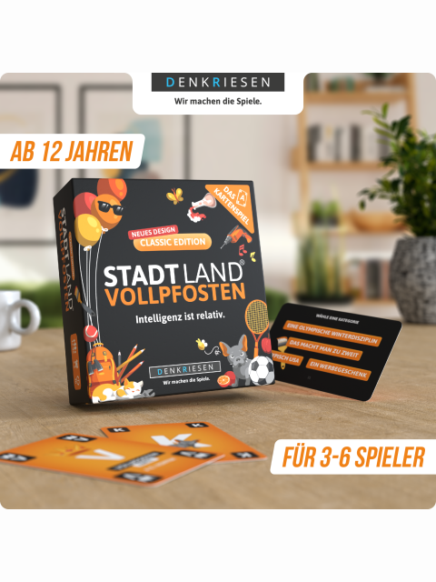 STADT LAND VOLLPFOSTEN® – Das Kartenspiel