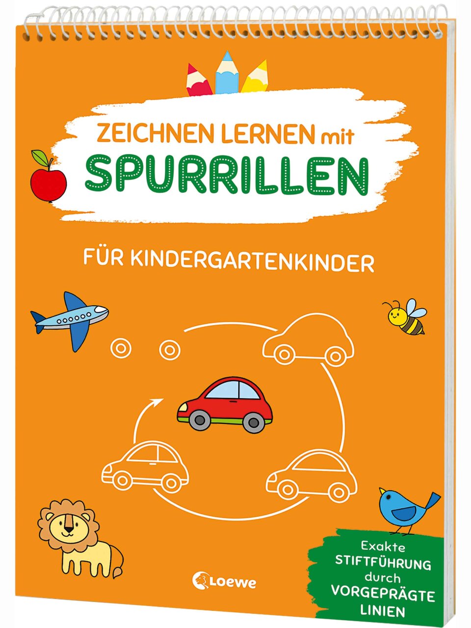 Zeichnen lernen mit Spurrillen – Für Kindergartenkinder
