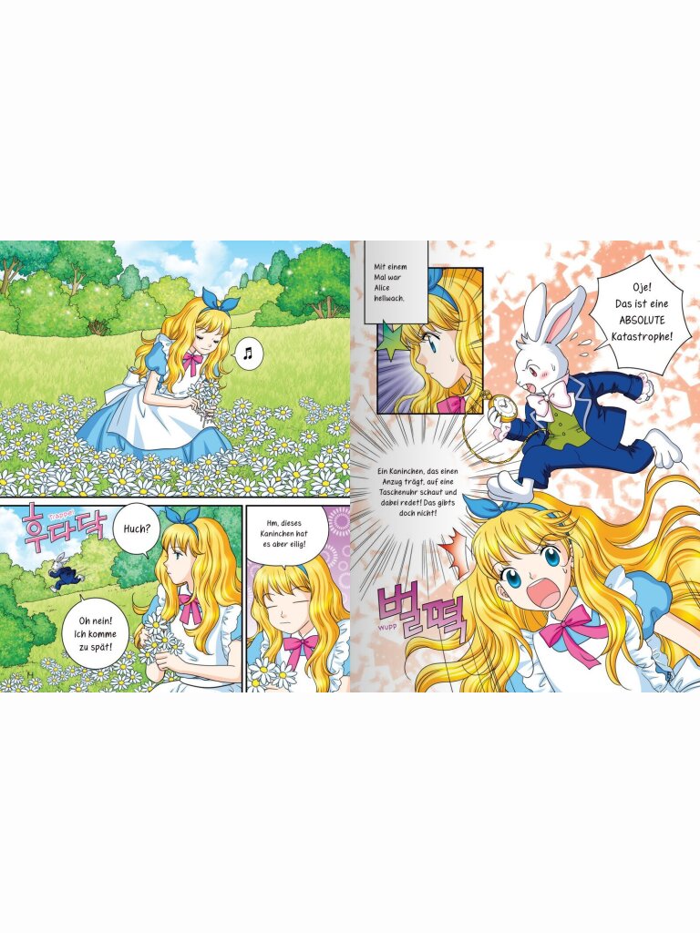 MANHWA – Klassiker für Kids – Alice im Wunderland