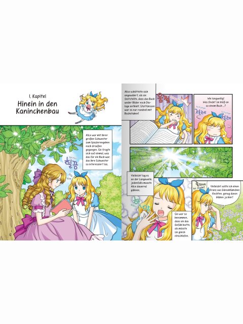 MANHWA – Klassiker für Kids – Alice im Wunderland