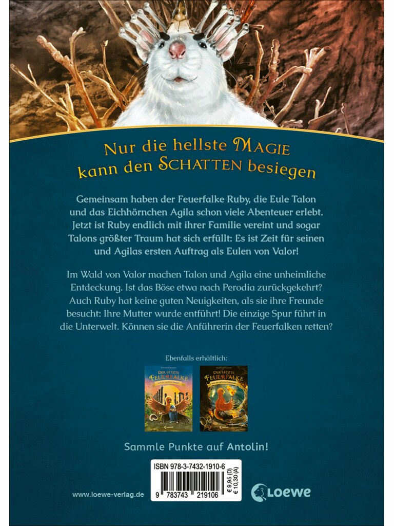 Der letzte Feuerfalke und die Unterwelt (Band 11)