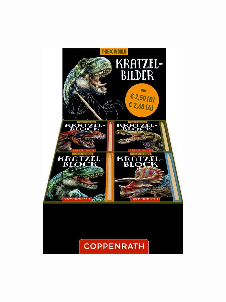 Kratzelbilder T-Rex World