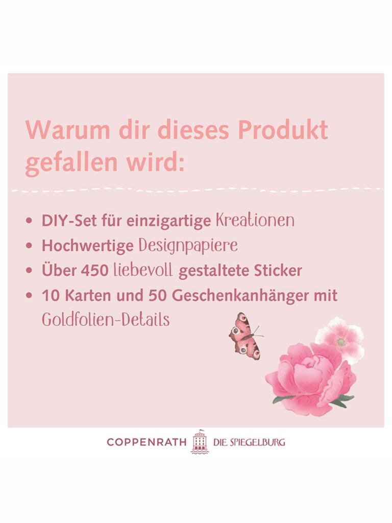 Designpapier-Kreativbuch Garden Glory
