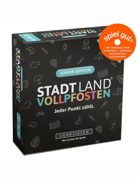 STADT LAND VOLLPFOSTEN® Junior – Das Kartenspiel