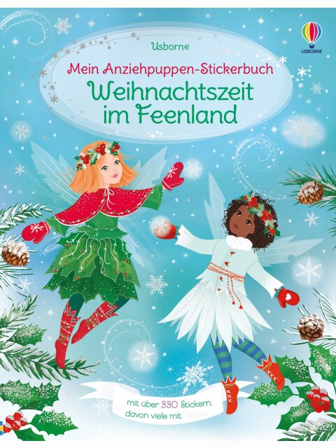 Mein Anziehpuppen-Stickerbuch – Weihnachtszeit im Feenland