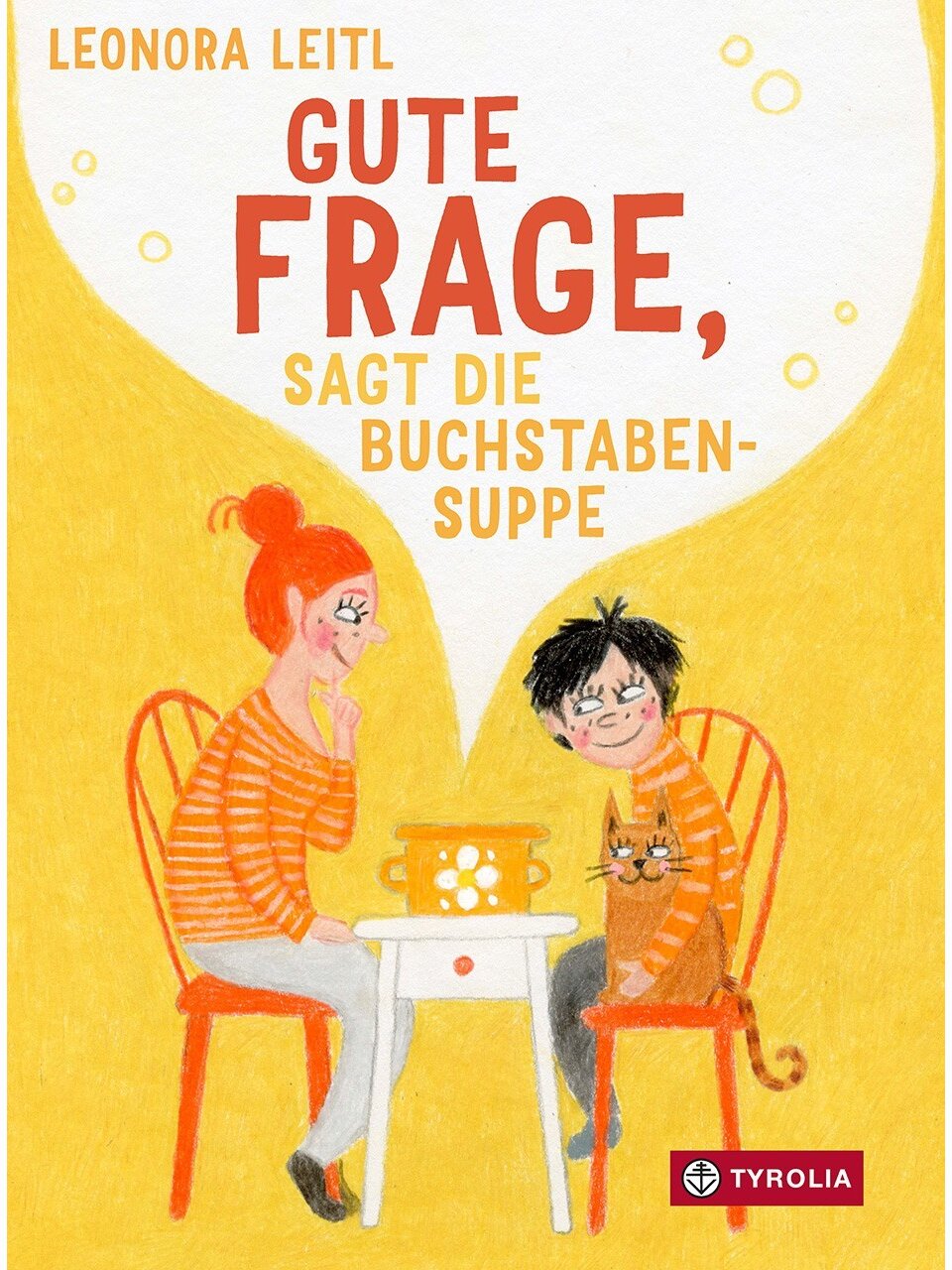 Gute Frage, sagt die Buchstabensuppe