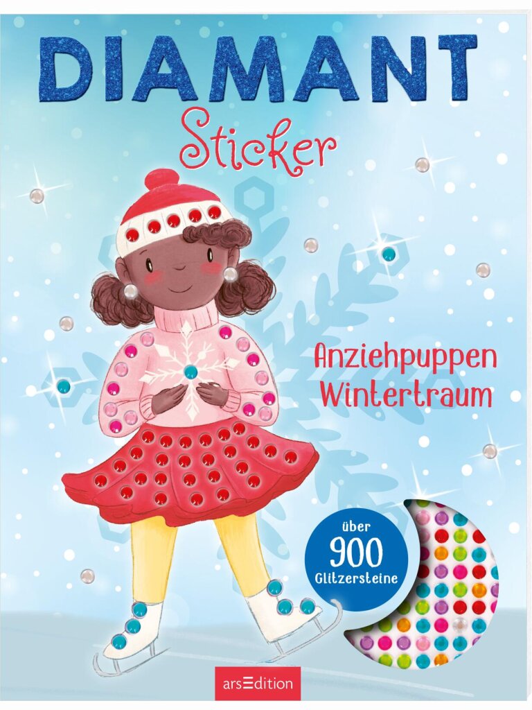 Diamantsticker Anziehpuppen – Wintertraum