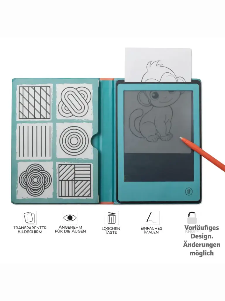 LCD-Malbuch Tiere