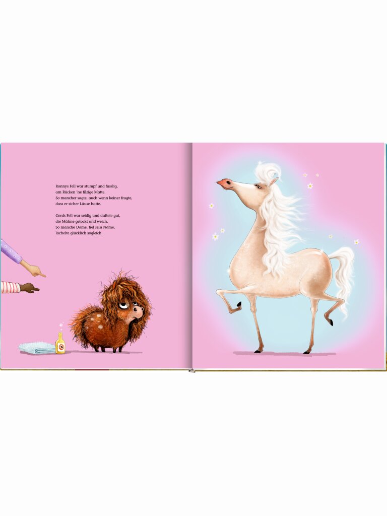Ronny, das Pony, und Gerd, das Pferd