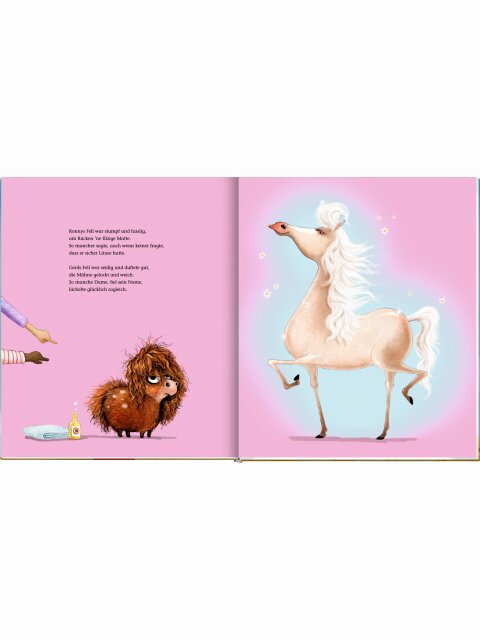 Ronny, das Pony, und Gerd, das Pferd