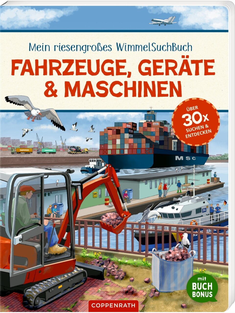 Mein riesengroßes WimmelSuchBuch – Fahrzeuge, Geräte & Maschinen