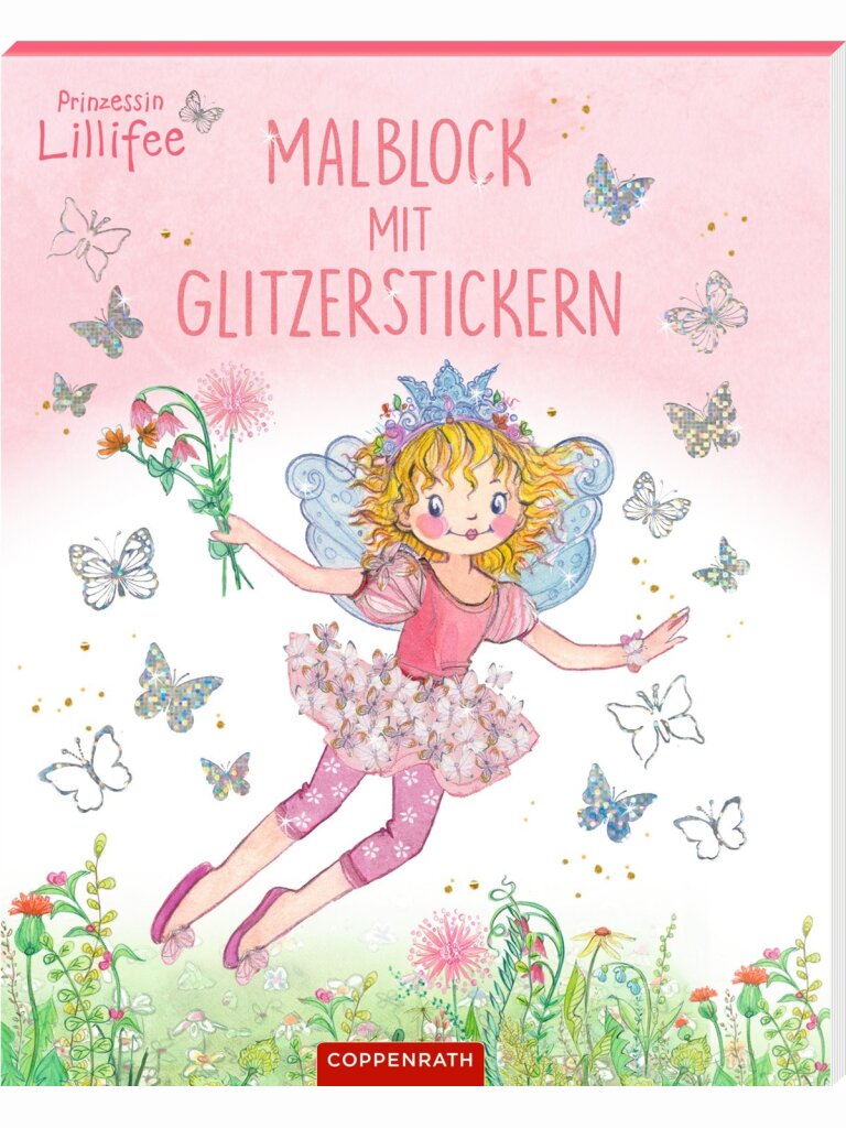 Malblock mit Glitzerstickern – Prinzessin Lillifee