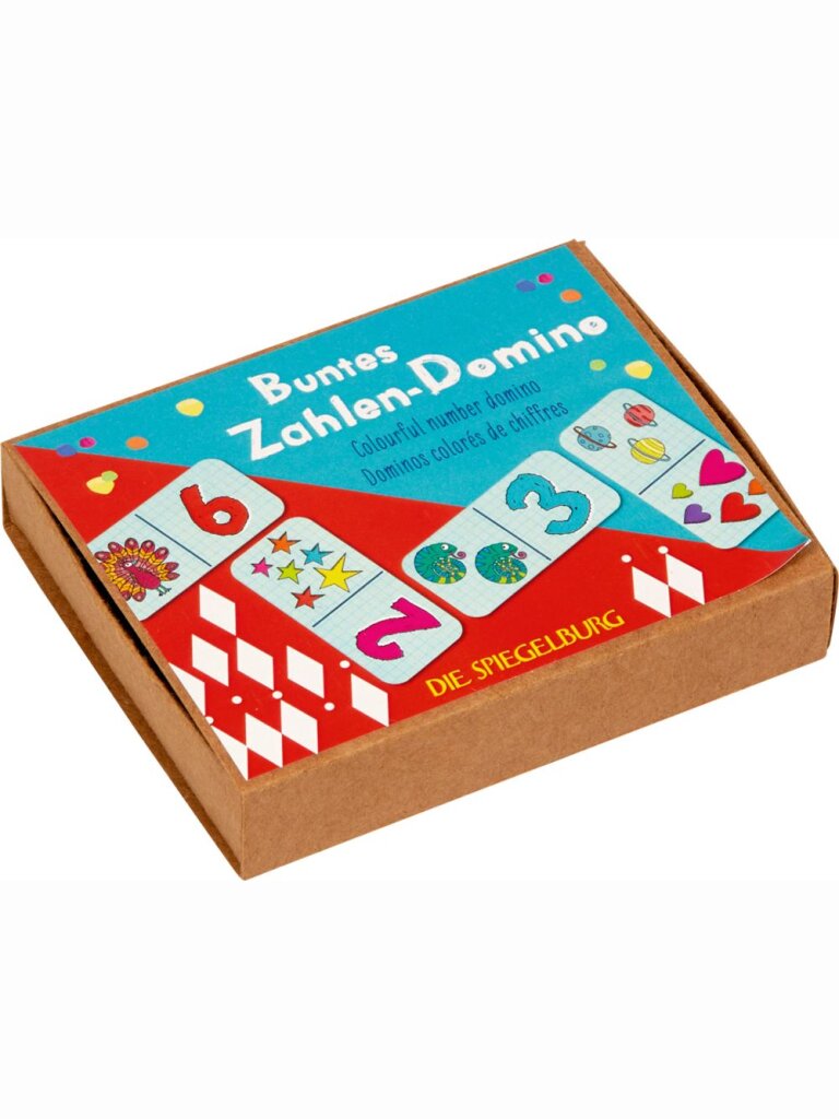 Buntes Zahlen-Domino