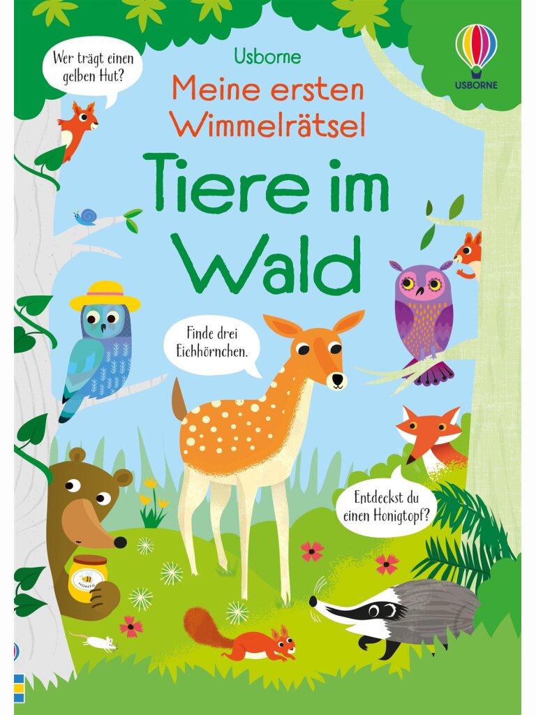 Meine ersten Wimmel-Rätsel – Tiere im Wald