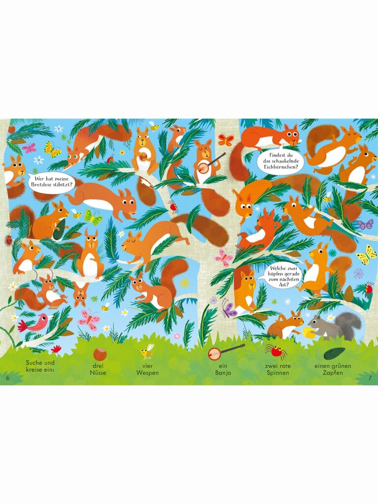 Meine ersten Wimmel-Rätsel – Tiere im Wald
