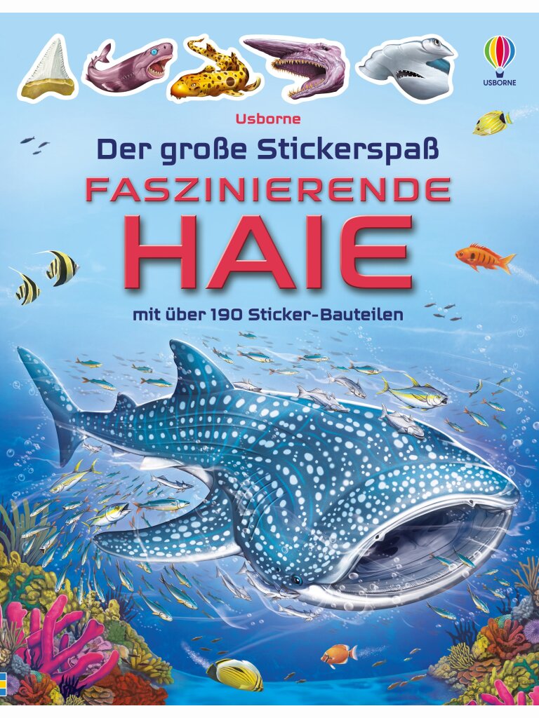 Der große Stickerspaß – Faszinierende Haie