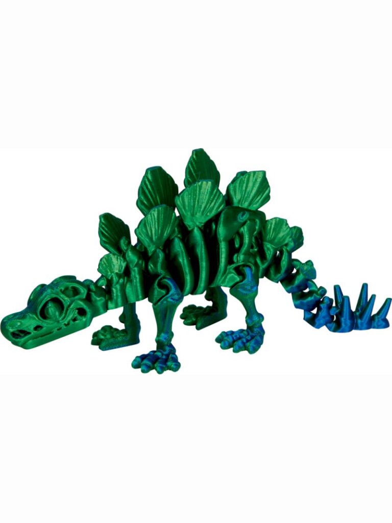 Kristalltier Stegosaurus Skelett