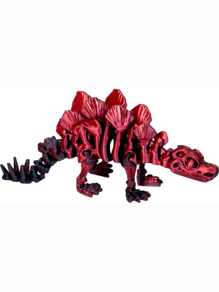 Kristalltier Stegosaurus Skelett