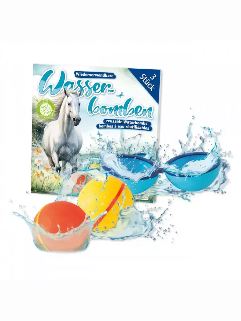 Wasserbomben Pferde (wiederverwendbar)