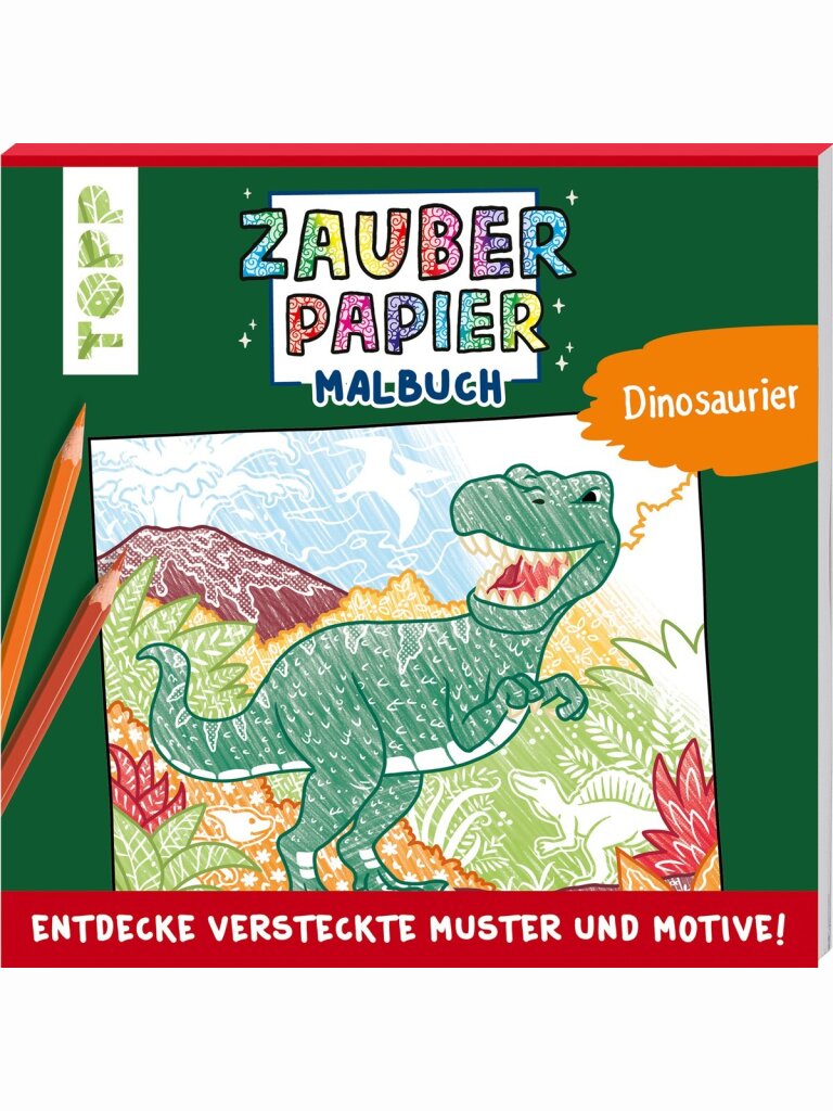 Zauberpapier Malbuch Dinosaurier