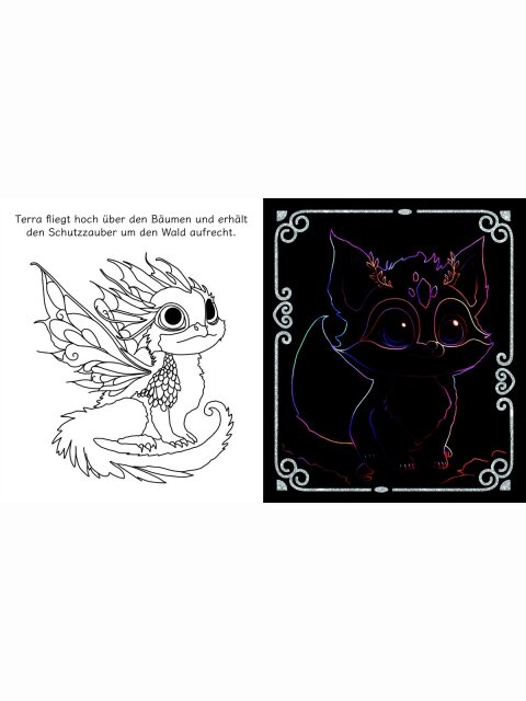 Fantasy Scratch Art – Fantastische Tiere