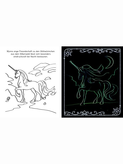 Fantasy Scratch Art – Magische Einhörner