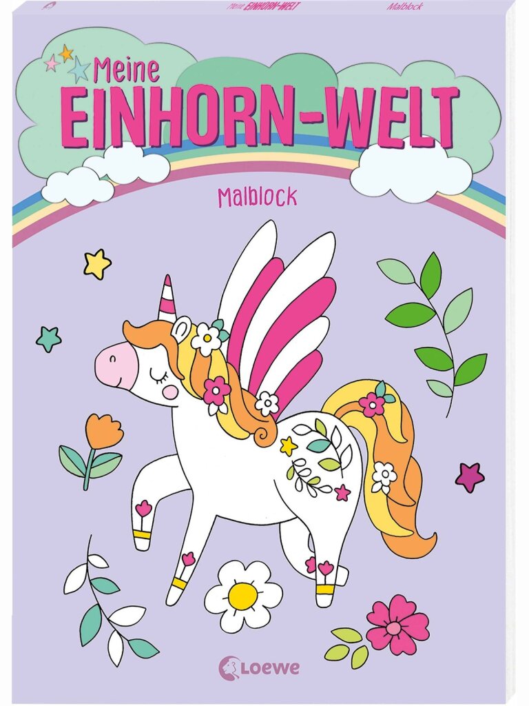 Meine Einhorn-Welt – Malblock