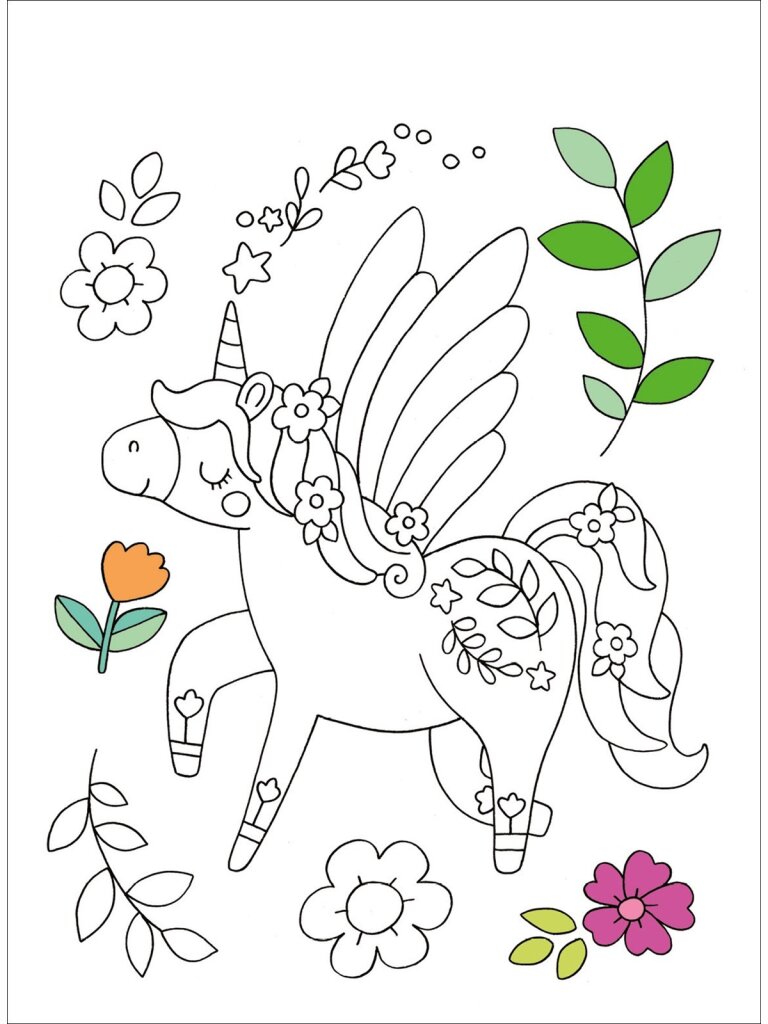Meine Einhorn-Welt – Malblock