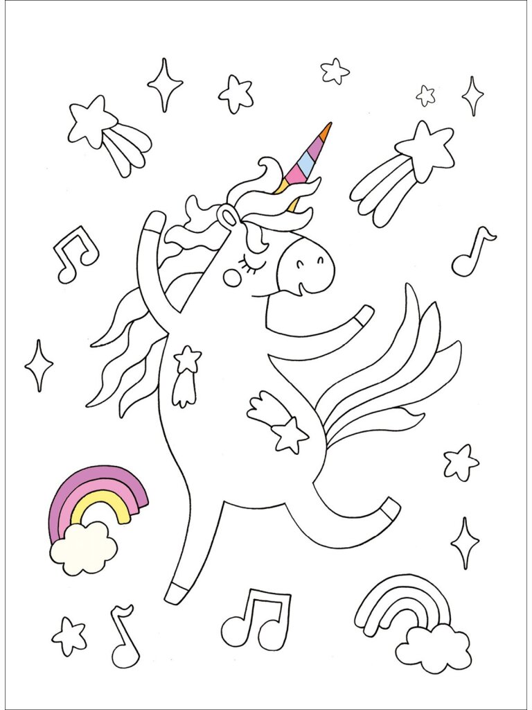 Meine Einhorn-Welt – Malblock