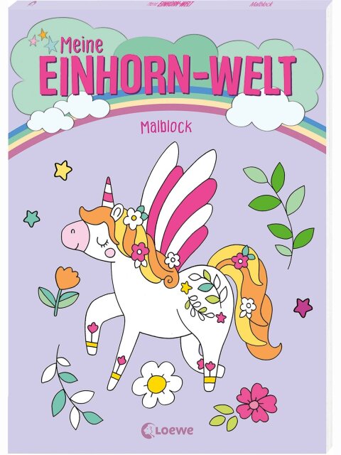 Meine Einhorn-Welt – Malblock