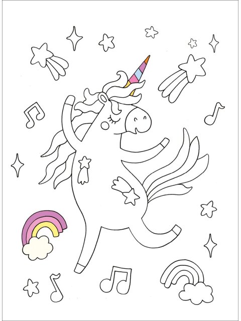 Meine Einhorn-Welt – Malblock