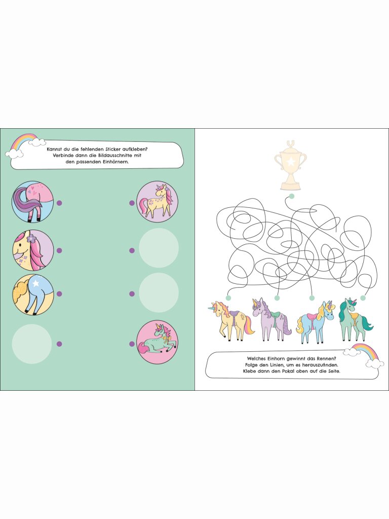 Meine Einhorn-Welt – Rätselspaß mit...