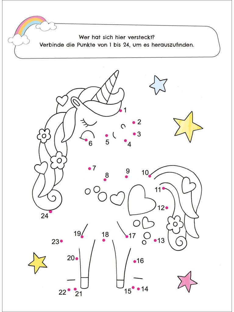 Meine Einhorn-Welt – Rätselblock