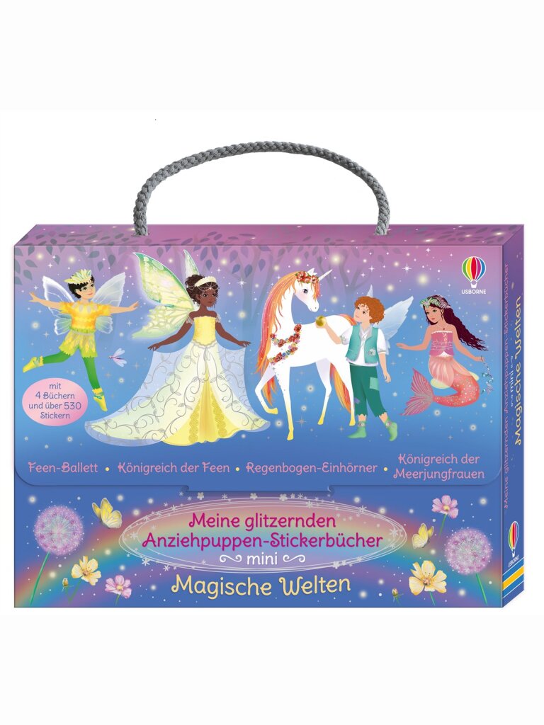 Meine glitzernden Anziehpuppen-Stickerbücher mini:...