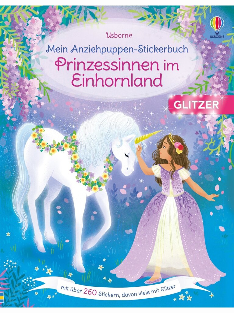 Mein Anziehpuppen-Stickerbuch: Prinzessinnen im Einhornland