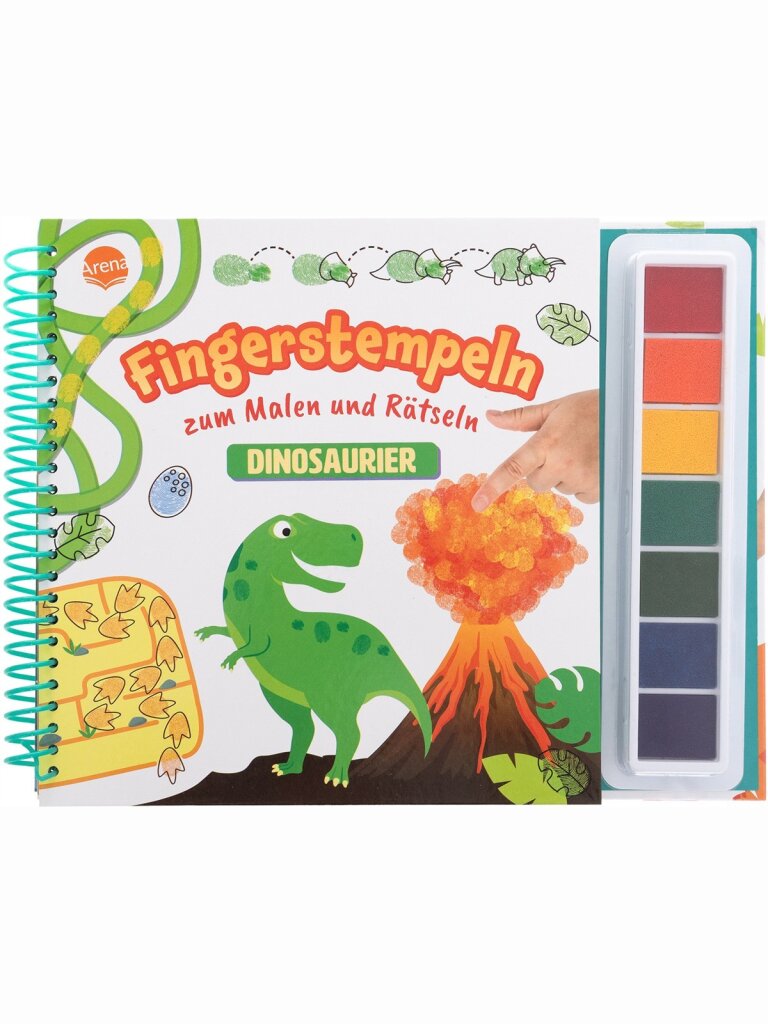 Fingerstempeln zum Malen und Rätseln –...